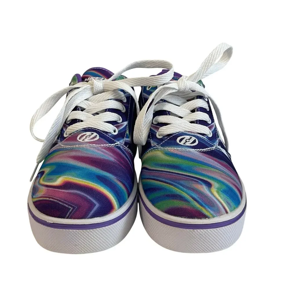 Heelys Pro 20 Prints Skate Shoe Psychedelic Swirl Purple Youth 6 / Women’s 7